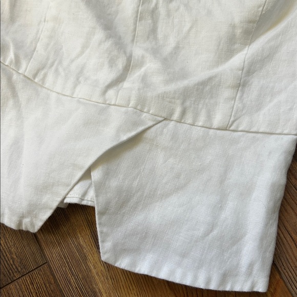 Aritzia Wilfred Fatale Blouse Size XS Womens Top White Sweetheart Puff Sleeve - Picture 4 of 7